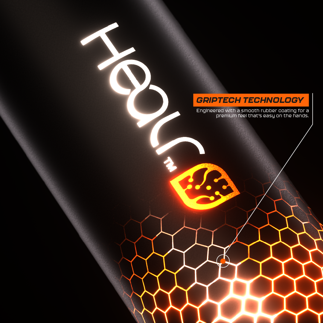 Healr H-Flask Drink Bottle showcasing the griptech technology coating